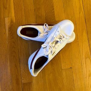 Casual white pumas. Fairly new, size 11.